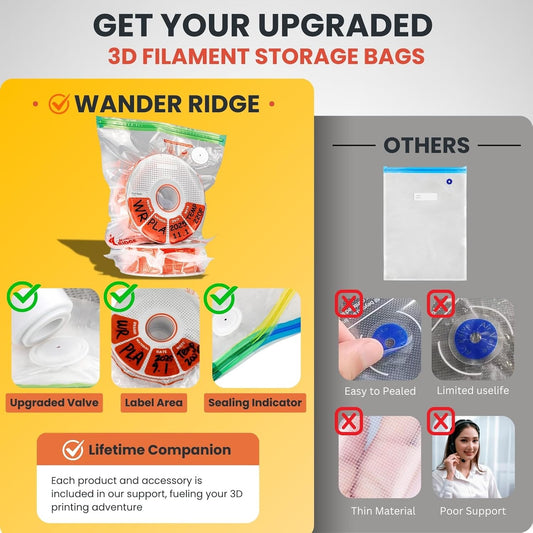 3D Printer Filament Storage Bags