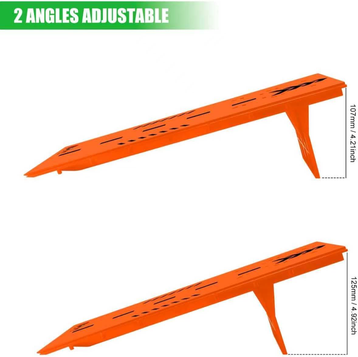 RC Car Jump Ramp Takeoff Board RC Ramp for Jumping Stunt Playset for 1/12 1/14 1/16 1/18 1/24 Remote Control Car Accessories(Orange)