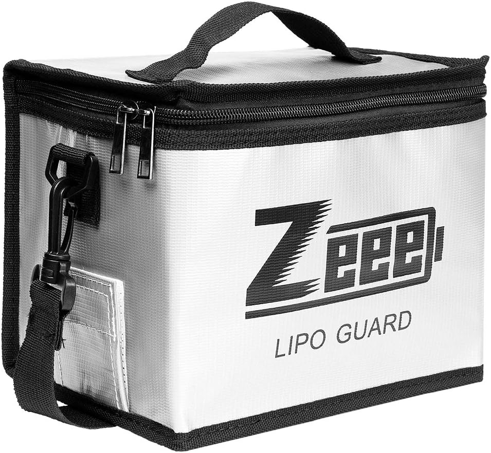 Zeee Fireproof Explosionproof Large Capacity Battery Storage Guard Pouch