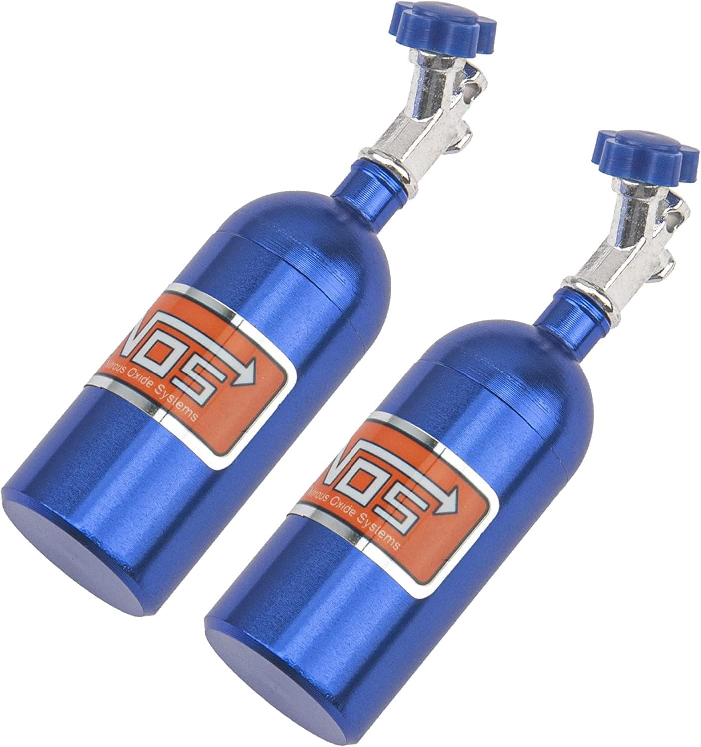 2Pack Metal Simulation Nitrogen Bottle Decoration Part Accessory