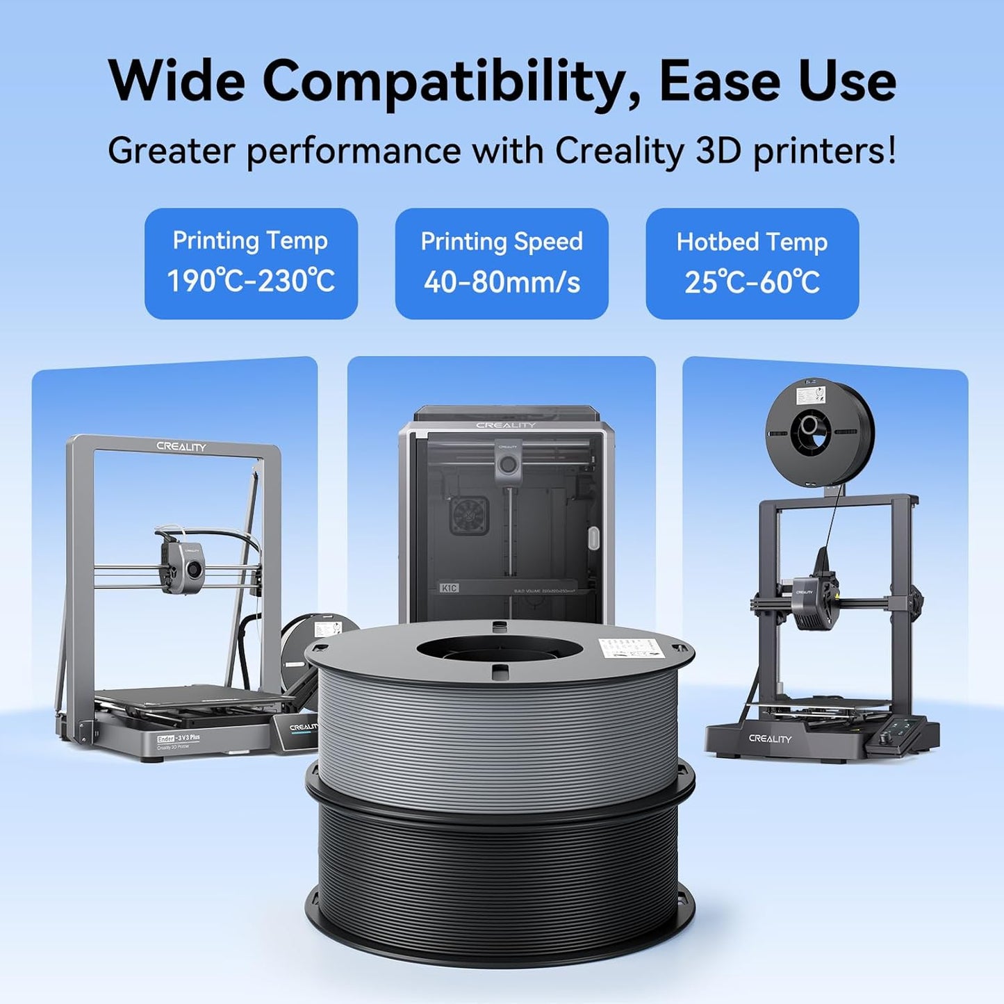 PLA Filament Bundle for 3D Printing
