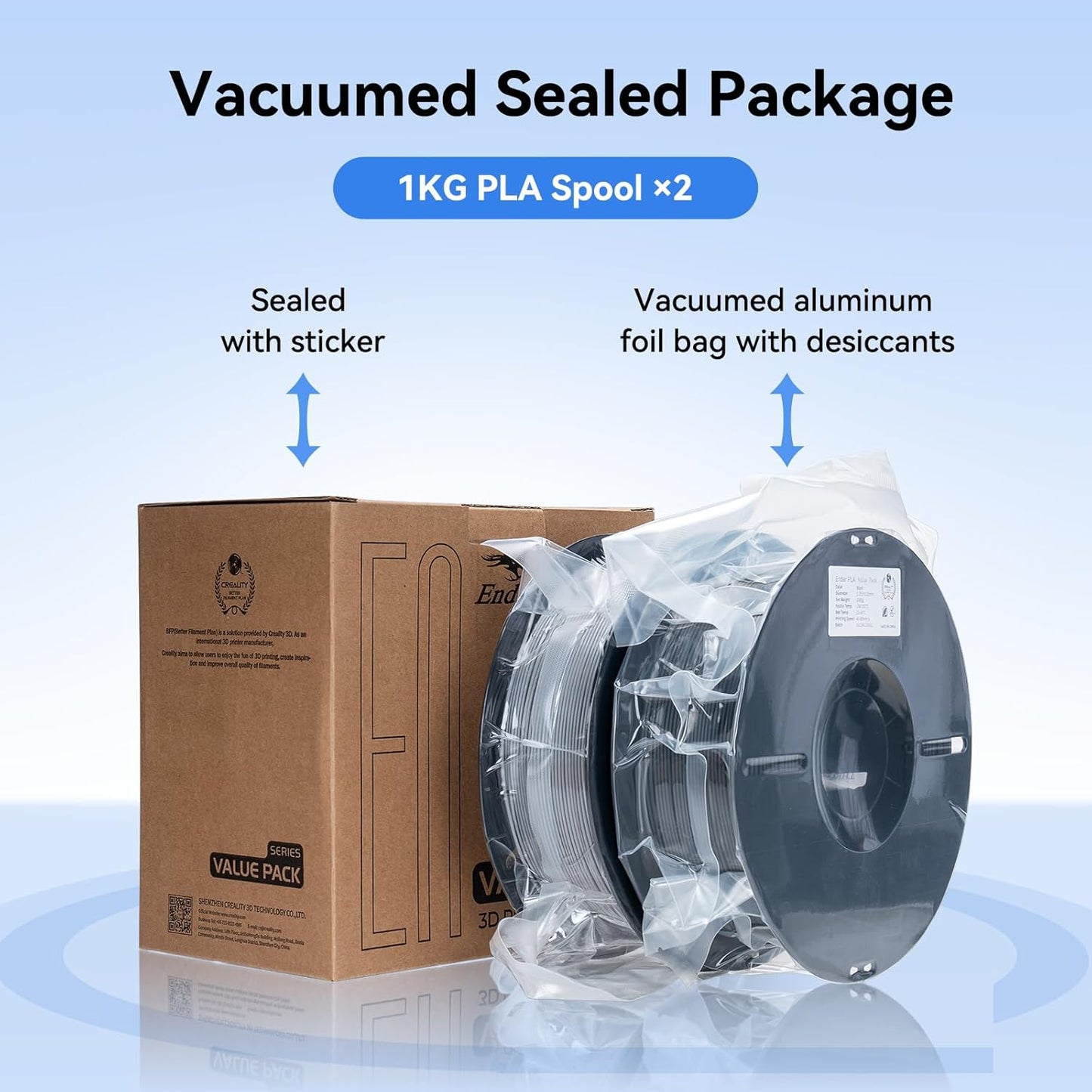 PLA Filament Bundle for 3D Printing