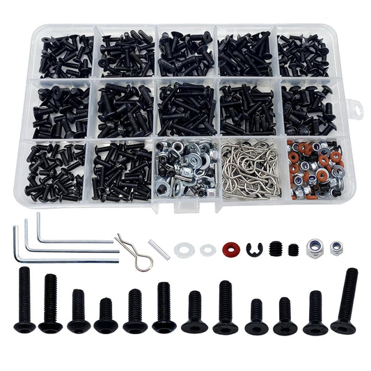 520pcs Universal RC Screw Kit
