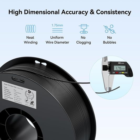 PLA Filament Bundle for 3D Printing