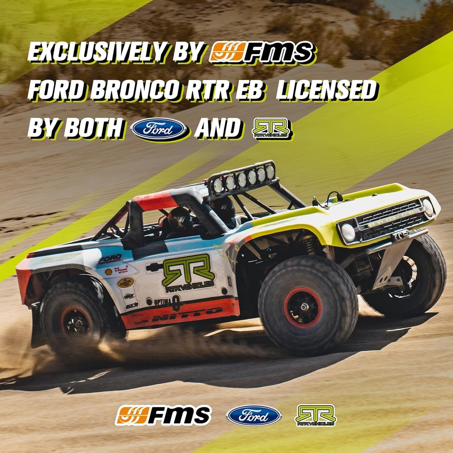 FMS 1/7 Ford Bronco RTR EB Fast RC Truck